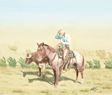 A Hot South Wind painting by Roy Jessup